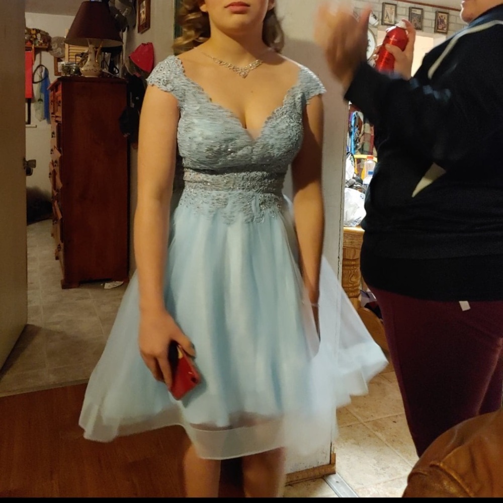 Blue dress (worn once!)